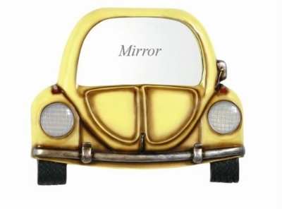 Image sur Yellow Car w/Mirror
