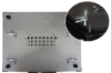 Black 8oz Snack Station popcorn machine - base tray detail