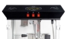 Black 8oz popcorn machine without cart - control panel detail
