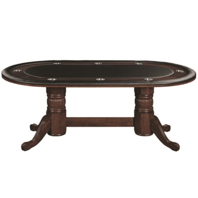 Image sur GTBL84 CAP | 84" TEXAS HOLD'EM GAME TABLE - CAPPUCCINO