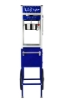 16oz blue popcorn machine front view