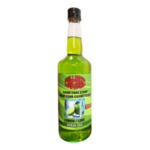 Image de Bullseye popcorn - Sirop de cône glacé saveur Lime 1L