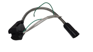 Power supply cables with connectors for cauldron