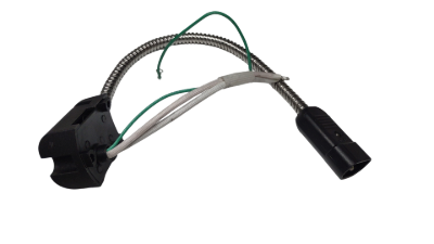 Power supply cables with connectors for cauldron