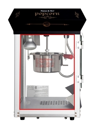 Side glass highlighted on 4oz popcorn machine