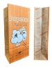 Popcorn bag 1oz front and back views